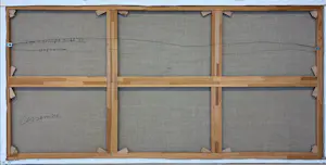 Henk van Vessem - origineel schilderij op doek - zeer groot kopen? Bied vanaf 750!