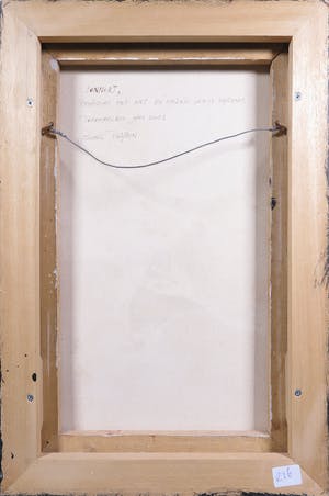 Sunil Puljhun - Olieverf op doek, Abstracte compositie met organische vormen kopen? Bied vanaf 1!