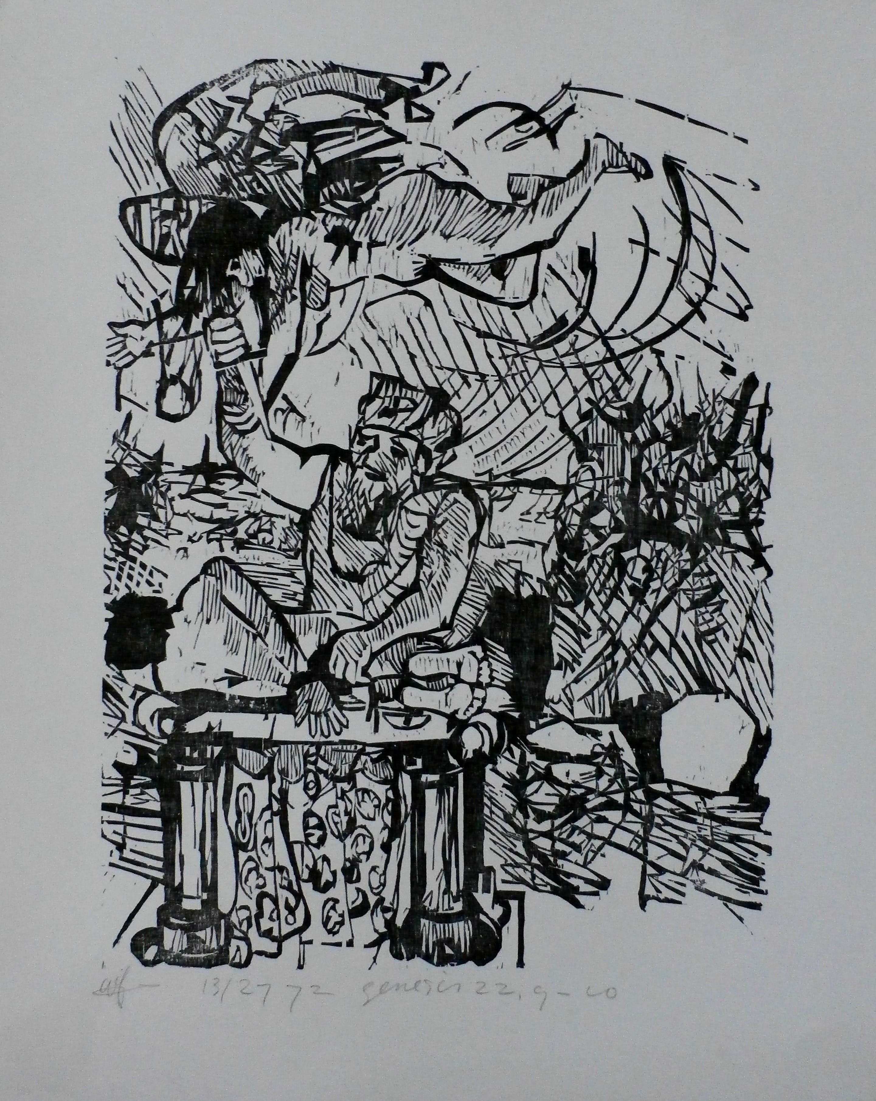 toon-jansen-houtsnede-genesis-22-9-10-1972-kopen-bied-vanaf-25