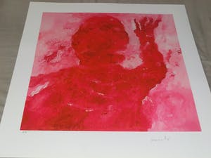 Armando - Roter Kopf, Giclee op katoenpapier. Spetterende kleuren! kopen? Bied vanaf 125!
