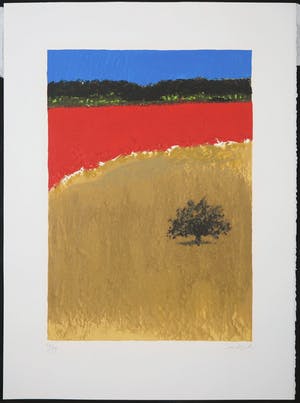 Carlo Mattioli - Zeefdruk/Reliëfdruk, Landschap kopen? Bied vanaf 60!