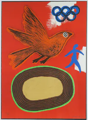 Corneille - Zeefdruk, Olympics - Ingelijst kopen? Bied vanaf 300!