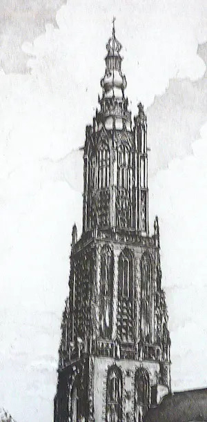 Jan van Rijsewijk - Amersfoort Onze-Lieve-Vrouwetoren en Varkensmarkt kopen? Bied vanaf 85!