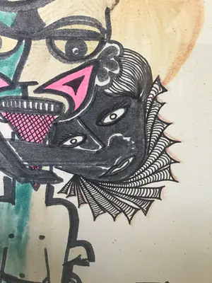 Niet of onleesbaar gesigneerd - Faces kopen? Bied vanaf 1!