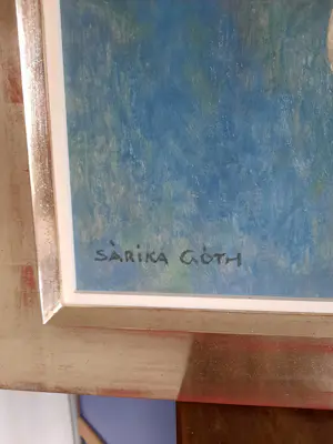 Sarika Goth - Vaas met bloemen (+ kunstboek Goth) kopen? Bied vanaf 220!