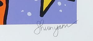 Shunyam - Zeefdruk met sticker, Zonder titel - Ingelijst kopen? Bied vanaf 35!
