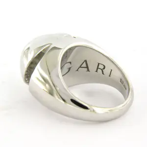 BVLGARI 18k witgouden ring met briljant geslepen diamant tot. 0.40ct kopen? Bied vanaf 1500!