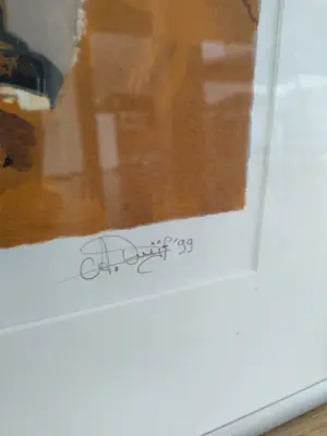 Anita Duijf - Witte tulp - zeefdruk Ingelijst (Groot) kopen? Bied vanaf 40!