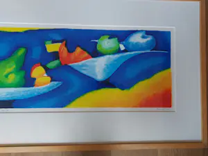 Saskia Bremer - PRACHTIG INGELIJSTE werk nieuwprijs €850 kopen? Bied vanaf 20!