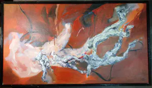 Ineke Kamps - Surrealisme: Drie zwevende lichamen. (LAATSTE KANS!) kopen? Bied vanaf 75!