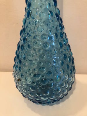 Empoli Glas - Blue Bubble Empoli Genie karaf kopen? Bied vanaf 20!
