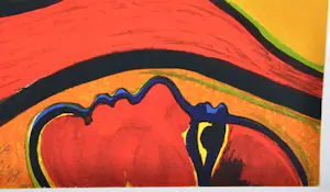 Corneille - L' enchantement du soleil serpent - litho - 100x78 cm - 1997 kopen? Bied vanaf 765!