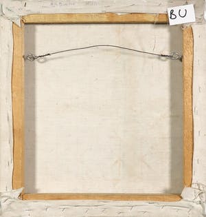 Niet of onleesbaar gesigneerd - Acryl en pen op doek, Abstracte compositie kopen? Bied vanaf 1!