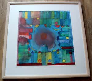 Susan Schildkamp - Gemengde techniek op papier - 1992 verkocht voor € 95!