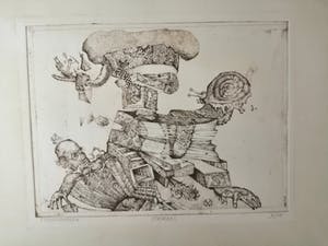 Ab Steenvoorden - 9 etsen uit +/- 1971 kopen? Bied vanaf 30!