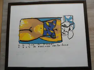 Herman Brood - Zeefdruk: Oh hoe ik hunker kopen? Bied vanaf 285!