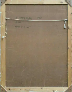 Jenny Makkinga - 'baadster in rood' kopen? Bied vanaf 520!