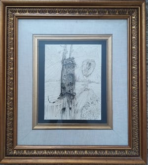 Lucebert - Landschap met figuratief persoon kopen? Bied vanaf 650!