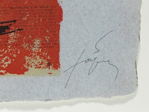 Antoni Tapies - Carborundum, Petrificada petrificante - Ingelijst kopen? Bied vanaf 1!