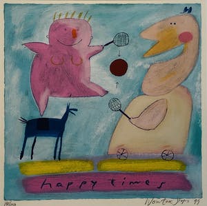 Wouter Stips - Happy times met lijst! kopen? Bied vanaf 145!