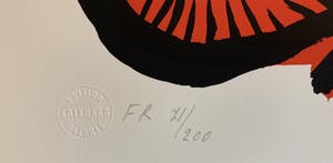 Anton Rooskens - kleurenzeefdruk - 'Printemps' - 1972 (GROOT FORMAAT) kopen? Bied vanaf 549!