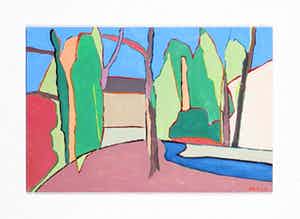 Paul Overhaus - Olieverf op board, Rond ''De Meermin'' Edam - Ingelijst verkocht voor € 35!