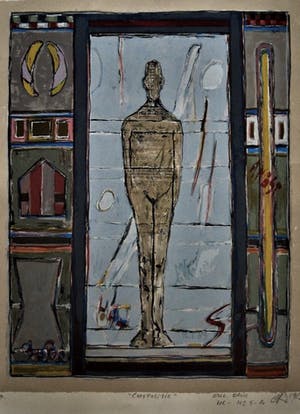 Eric Toebosch - Compositie, 18 kleurenlitho - Gesigneerd kopen? Bied vanaf 50!