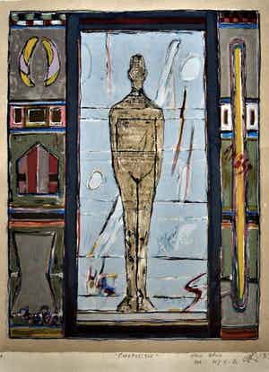 Eric Toebosch - Compositie, 18 kleurenlitho - Gesigneerd verkocht voor € 50!