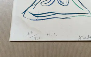 Pierre Alechinsky - J'écris à Gloria kopen? Bied vanaf 1250!