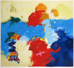 Henk van Vessem - Zeefdruk, Compositie V - Ingelijst (Groot) kopen? Bied vanaf 95!