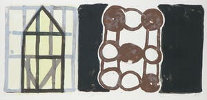 Piet Warffemius - Zeefdruk, Huis - Ingelijst kopen? Bied vanaf 1!