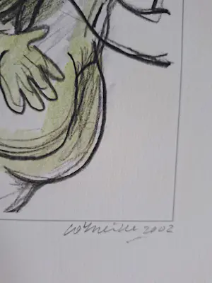 Buy Corneille - Naakte vrouw met vogels in kooi? Bid from 200!