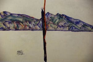 Egon Schiele - "Kastanienbaum am Bodensee 1912" Ausgabe 1948 kopen? Bied vanaf 75!