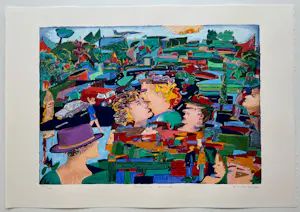 Pim van Halem - handgesigneerde zeefdruk | 'Zonder titel | 1993 kopen? Bied vanaf 20!