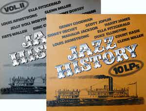Various artists - HISTORY OF JAZZ deel I en II (20LP's) verkocht voor € 20!