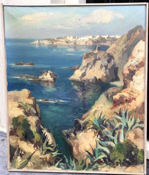 Ezequiel Torroela - C3957 - Spaans landschap aan de Middellandse Zee kopen? Bied vanaf 75!