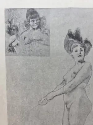 Felicien Rops - Studie Pornocrates. 1905. kopen? Bied vanaf 89!