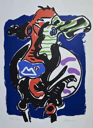 Peter Diem - Designer Cow Blue - 1995 - 25 ex. verkocht voor € 115!