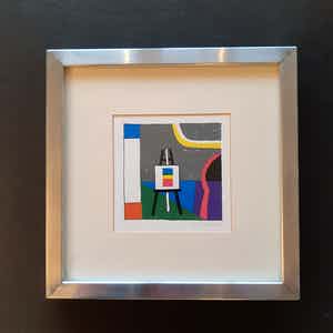 Harrie Gerritz - Schildersezel verkocht voor € 10!