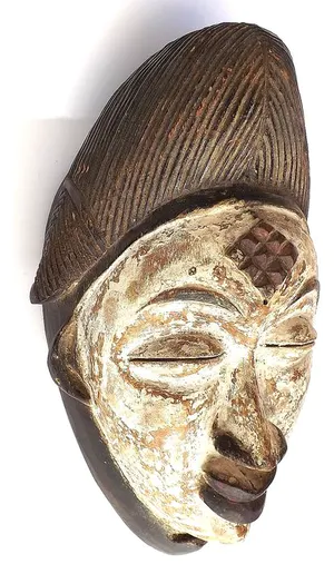Punu - Afrikaanse Okuyi of Mukudji Punu spirit masker. kopen? Bied vanaf 1!