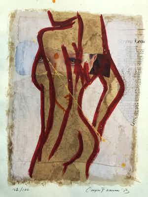 Casper Faassen - Staand naakt II verkocht voor € 195!