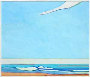 Paul Overhaus - Olieverf op paneel, Zonder titel - Ingelijst verkocht voor € 80!