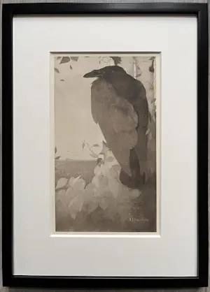 Jan Mankes - Originele Heliogravure Raaf op Berkenboom 1923 kaufen? Bieten Sie von 175!