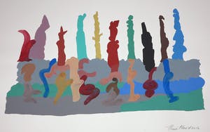 Henri Plaat - Gouache op papier, Zonder titel (groot) kopen? Bied vanaf 1!