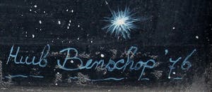 Huib Benschop - Olieverf op paneel: Metamorfose - 1976 kopen? Bied vanaf 275!