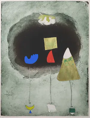 Michel van Overbeeke - Kleurenets, Mountain story I - Ingelijst kopen? Bied vanaf 1!