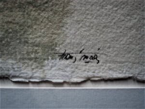 Francis Mean - Intrigerende gemengde techniek (zand,olieverf ea) "impressions du Maroc" gesign kopen? Bied vanaf 59!