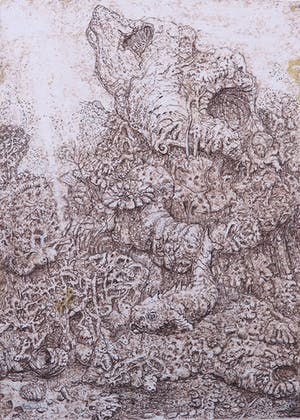 Rins Heidema - Pentekening, Onderwaterwereld kopen? Bied vanaf 1!