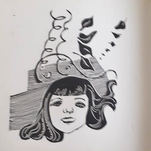 Gene Eggen - Linosneden van Gène Eggen en gedichten van Emmy Swerts kopen? Bied vanaf 20!