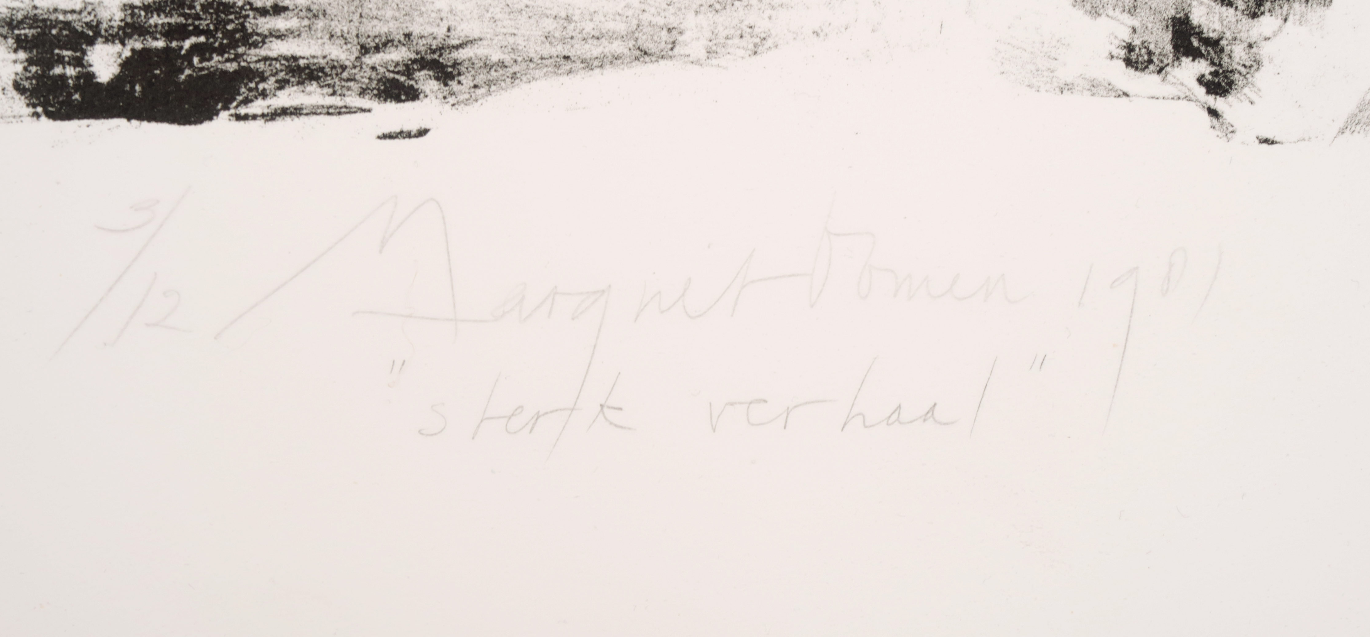 Margriet Oomen - Litho, Sterk verhaal kopen? Bied vanaf 1!